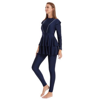 Traje de Baño Conservador Modesto para Playa y Piscina - Image 42