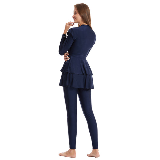 Traje de Baño Conservador Modesto para Playa y Piscina - Image 46
