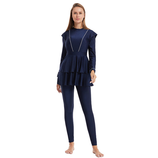 Traje de Baño Conservador Modesto para Playa y Piscina - Image 61