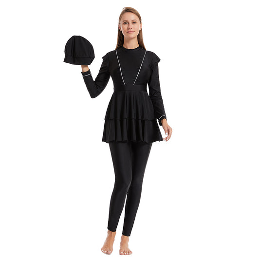 Traje de Baño Conservador Modesto para Playa y Piscina - Image 62