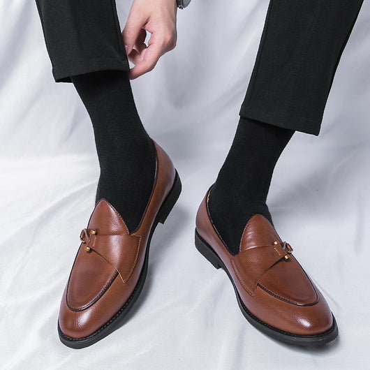 Mocasines Casuales de Cuero Suave para Hombre con Suela Flexible - Image 7