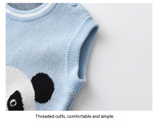 Chaleco Tejido de Algodón Puro para Niños - Colección Otoño e Invierno - Image 12