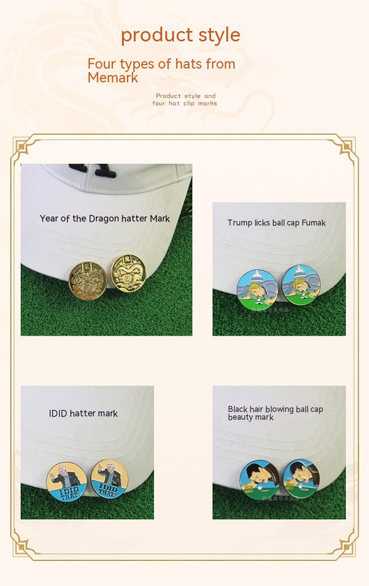 Pinza Creativa para Sombreros con Patrones Personalizados en Metal - Image 26