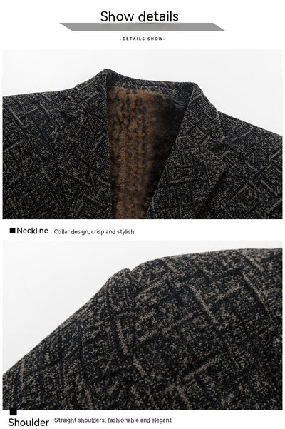 Saco Casual de Chenilla para Hombre - Diseño Minimalista - Image 9
