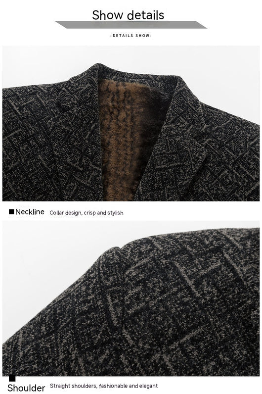 Saco Casual de Chenilla para Hombre - Diseño Minimalista - Image 9