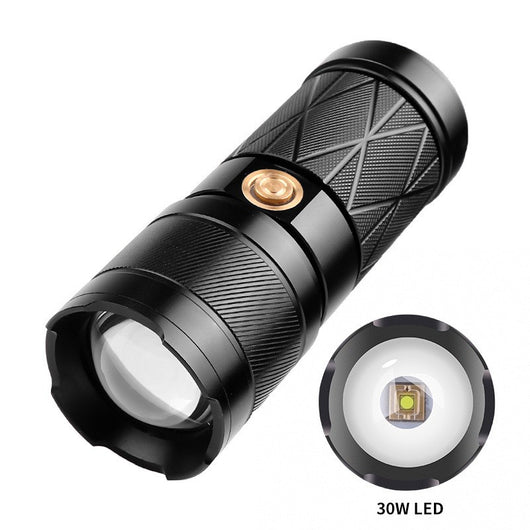 Linterna Láser de Largo Alcance con Zoom - Aleación de Aluminio - Image 15