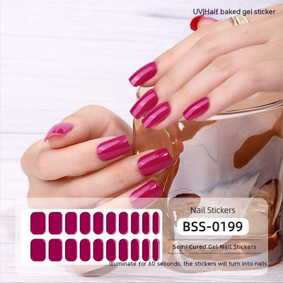 Adhesivos de Uñas en Gel UV de Color Puro - Curado Fotográfico - Image 11