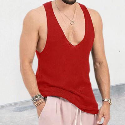 Chaleco Deportivo de Algodón para Hombre - Estilo Musculoso Europeo y Americano - Image 18
