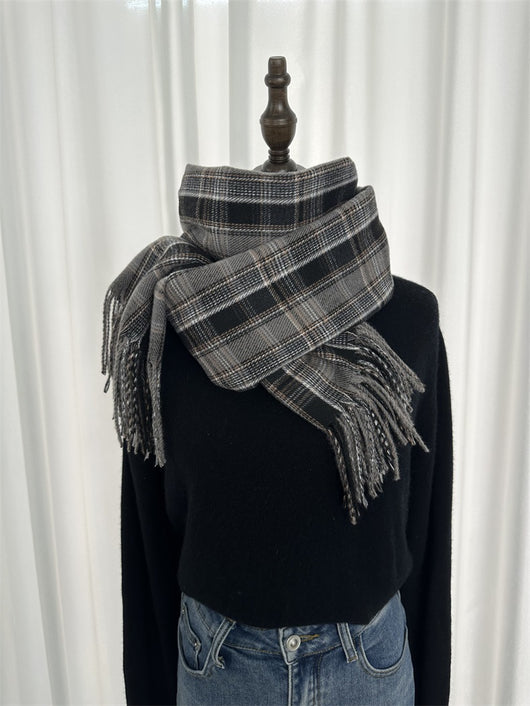Bufanda Cuadriculada para Mujer - Estilo Clásico y Versátil - Image 20