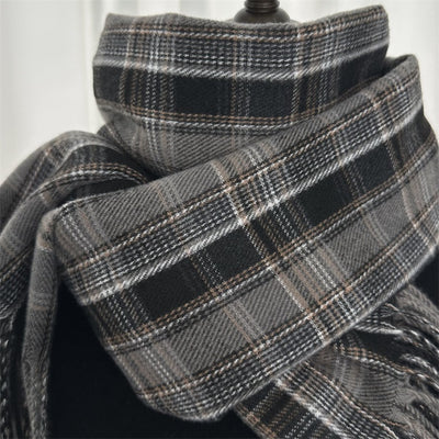 Bufanda Cuadriculada para Mujer - Estilo Clásico y Versátil - Image 25