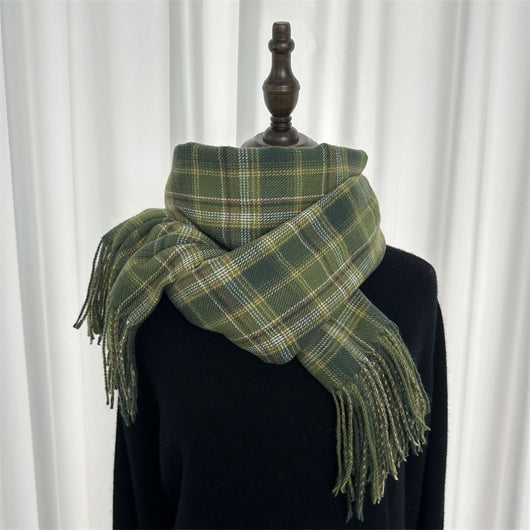 Bufanda Cuadriculada para Mujer - Estilo Clásico y Versátil - Image 26