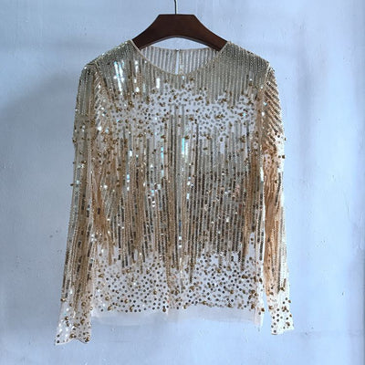 Blusa Elegante con Lentejuelas para Mujer - Image 26
