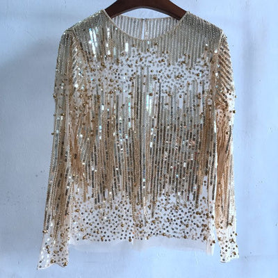 Blusa Elegante con Lentejuelas para Mujer - Image 27