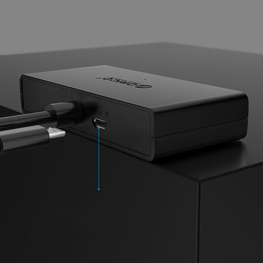 Hub USB 3.0 ORICO G11-H4 para Laptop con Cable Extensor y Puerto de Alimentación - Image 9