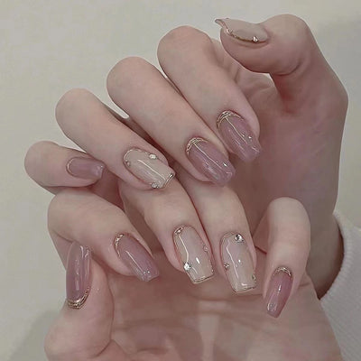 Esmalte de Uñas Nude Metalizado con Efecto Espejo - Image 10