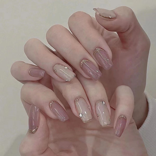Esmalte de Uñas Nude Metalizado con Efecto Espejo - Image 10