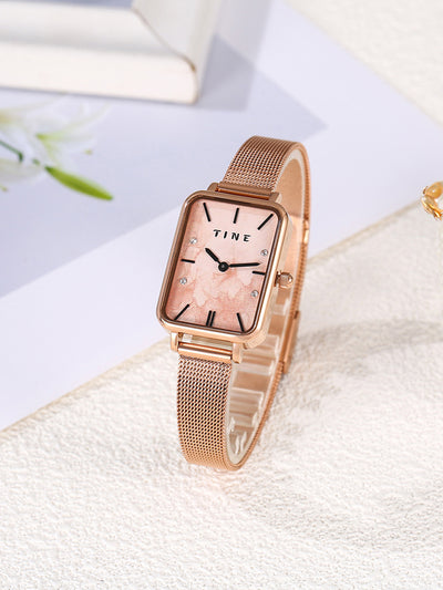 Reloj de Acero Cuadrado Estilo Ins para Estudiantes - Diseño Minimalista Cuarzo - Image 12