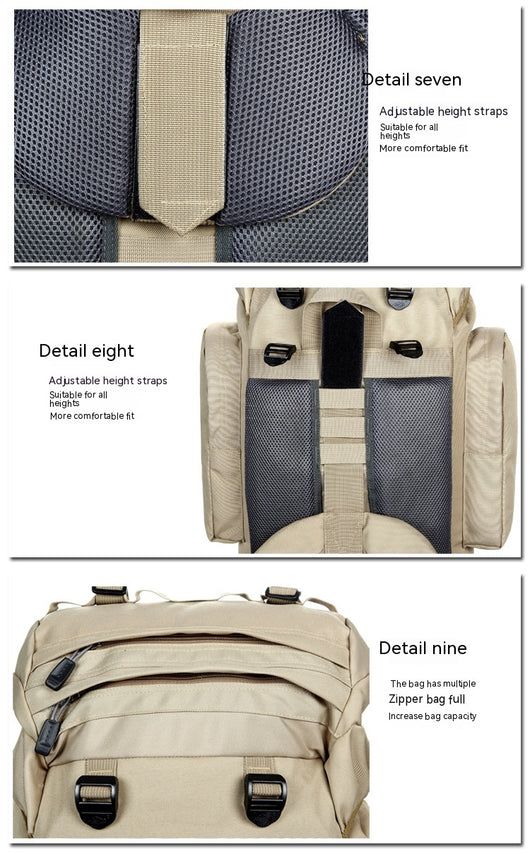 Mochila de Senderismo de Gran Capacidad para Montaña y Deportes Outdoor - Image 10