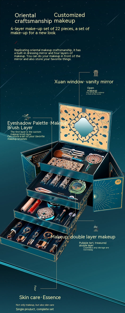 Set de Maquillaje Profesional Yan Fengyun 22 Piezas - Colección Oriental - Image 25