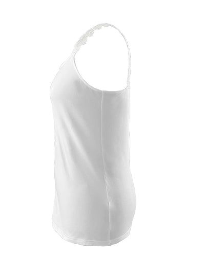 Chaleco Suelto de Encaje y Puntada Sólida para Primavera y Verano - Image 18