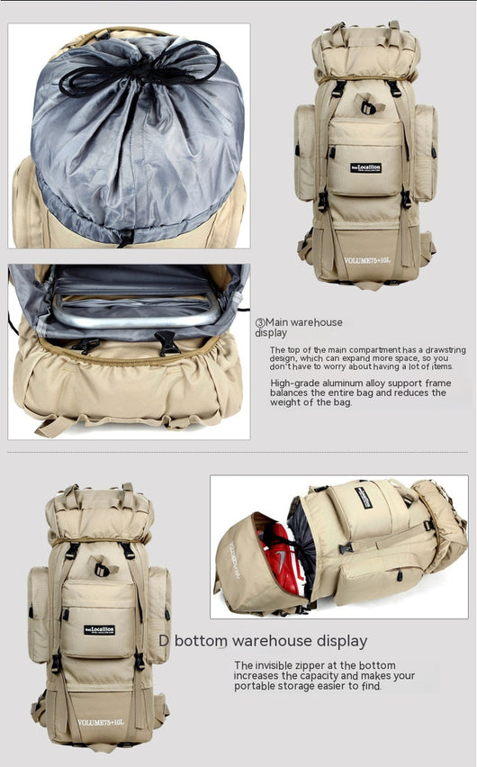Mochila de Senderismo de Gran Capacidad para Montaña y Deportes Outdoor - Image 13