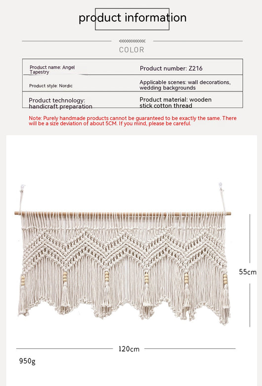 Tapiz Tejido de Cuerda de Algodón para Decoración - Image 24