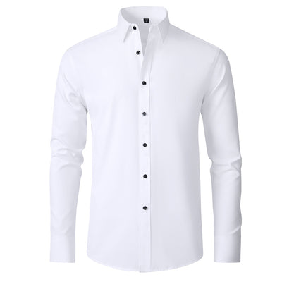 Camisa Ejecutiva Elástica Sin Planchado Antiarrugas Hombre - Image 55