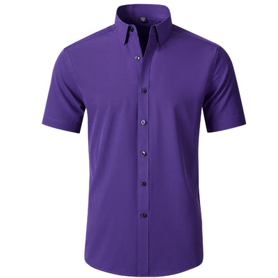Camisa Ejecutiva Elástica Sin Planchado Antiarrugas Hombre - Image 61