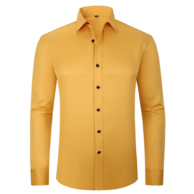 Camisa Ejecutiva Elástica Sin Planchado Antiarrugas Hombre - Image 65