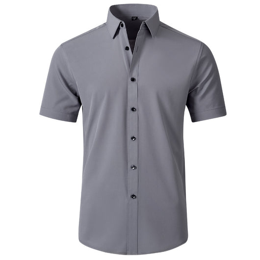 Camisa Ejecutiva Elástica Sin Planchado Antiarrugas Hombre - Image 70