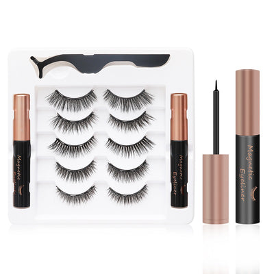 Kit de Pestañas Magnéticas Impermeables sin Pegamento con Delineador - Image 13