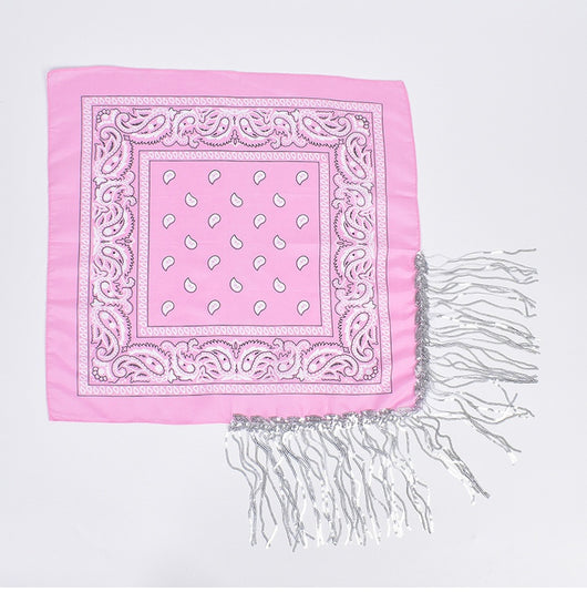 Pañuelo Cuadrado Étnico de Poliéster - Accesorio de Moda Versátil - Image 19