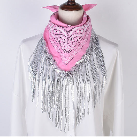 Pañuelo Cuadrado Étnico de Poliéster - Accesorio de Moda Versátil - Image 23