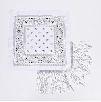 Pañuelo Cuadrado Étnico de Poliéster - Accesorio de Moda Versátil - Image 26