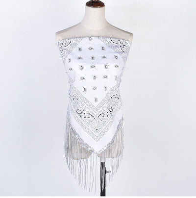 Pañuelo Cuadrado Étnico de Poliéster - Accesorio de Moda Versátil - Image 33