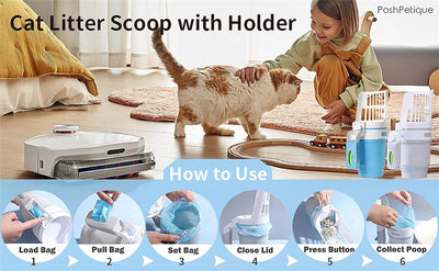 Pala Automática para Arenero de Gatos con Bolsas de Repuesto y Sistema de Limpieza Continua - Image 20