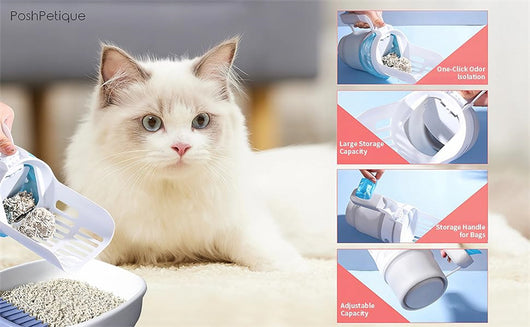Pala Automática para Arenero de Gatos con Bolsas de Repuesto y Sistema de Limpieza Continua - Image 21