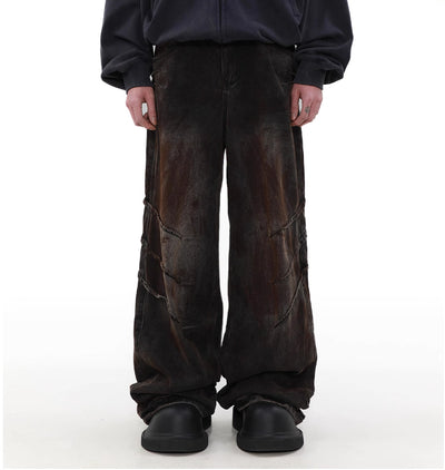 Pantalones Vaqueros Holgados Desgastados para Hombre - Estilo Urbano Relajado - Image 13