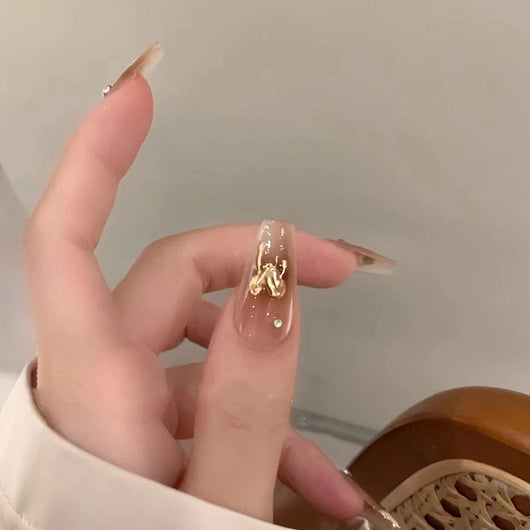 Stickers de Uñas Artesanales Corazón de Amor - Diseño Elegante y Duradero - Image 12