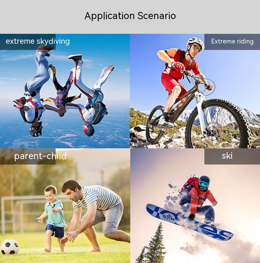 Cámara Deportiva HD 1080p con Pantalla para Ciclismo y Montaña - Image 26
