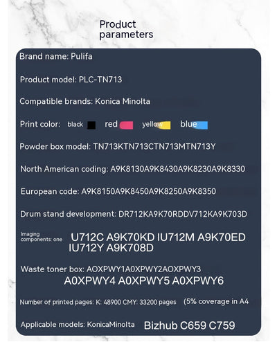 Unidad de Desarrollo y Cartucho de Tóner para Fotocopiadora MND Powder Box - Image 8
