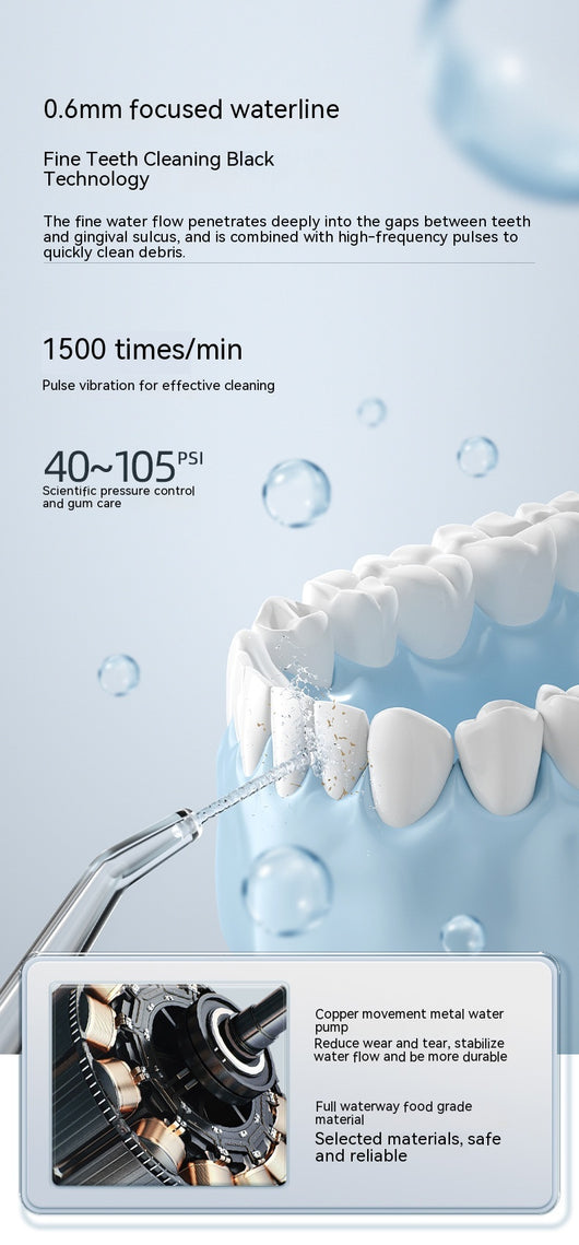 Irrigador Bucal Portátil para Limpieza Dental y Ortodoncia - Image 8