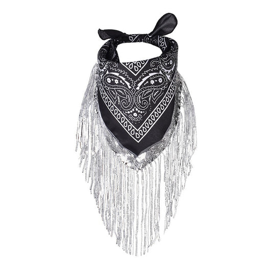 Pañuelo Cuadrado Étnico de Poliéster - Accesorio de Moda Versátil - Image 37