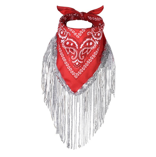 Pañuelo Cuadrado Étnico de Poliéster - Accesorio de Moda Versátil - Image 42