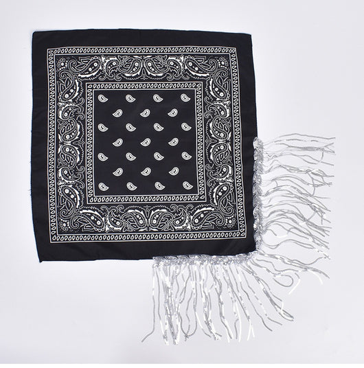 Pañuelo Cuadrado Étnico de Poliéster - Accesorio de Moda Versátil - Image 52