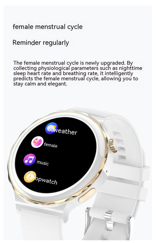 Anillo Inteligente Femenino con Llamadas Bluetooth, NFC y Monitor de Ciclo - Image 49