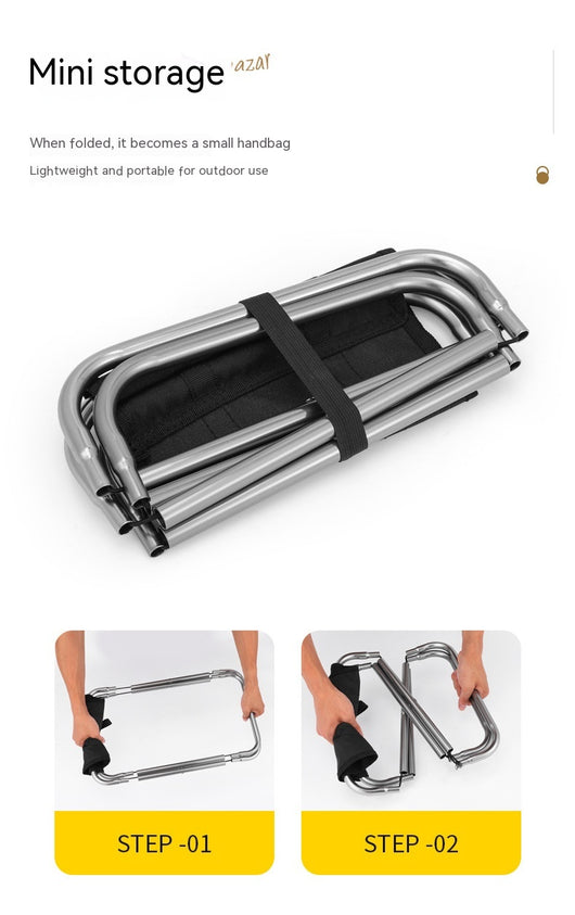 Taburete Plegable de Aluminio para Exterior - Image 17