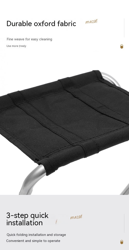 Taburete Plegable de Aluminio para Exterior - Image 26
