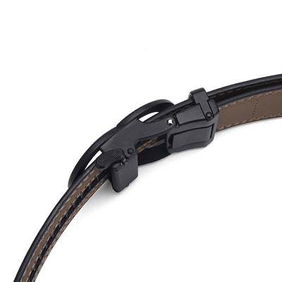 Cinturón de Cuero Genuino para Hombre con Hebilla Automática - Image 12
