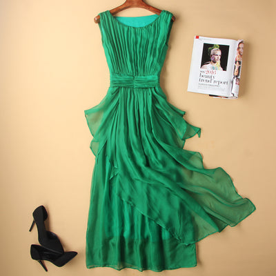 Vestido Largo de Seda Blanca Ajustado - Image 17
